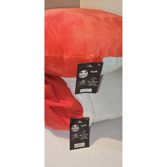 NWT Nightmare Before Christmas Jack And Sally Disney Pillows Santa Hat Jack - Picture 4 of 4